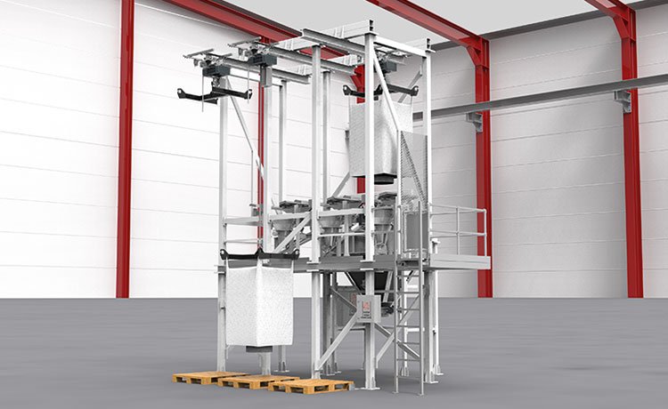 Big-Bag / Container Entleerstationen